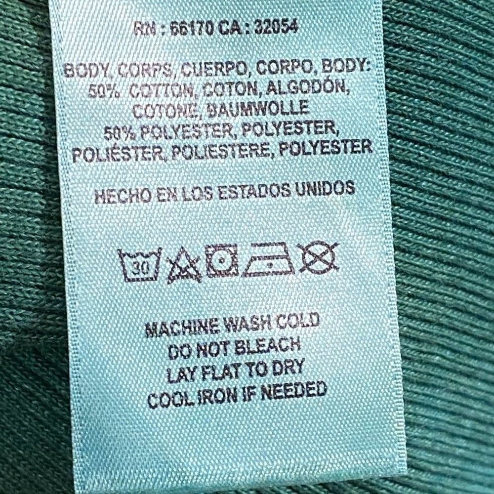 T.La Anthropologie Green Tie Dye Ribbed Button Down‎ Midi Dress SP Petite - Picture 4 of 5